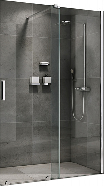 Душевая дверь Abber Komfort AG90120 200х120см стекло прозрачное