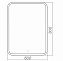 Зеркало Azario Esterna Raggio CS00079361 80х60см с подсветкой
