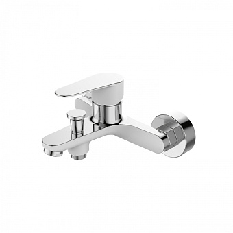 Смеситель для ванны VODA SNOW SW 54 W хром/белый