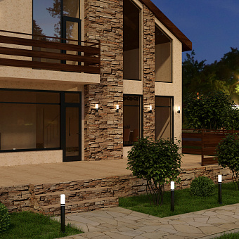 Светильник ландшафтный Elektrostandard Techno a052856 1534 5Вт IP54 LED чёрный