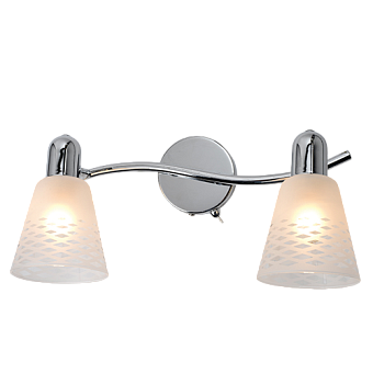 Светильник настенный Eurosvet Organic 20053/2 хром 40Вт E14