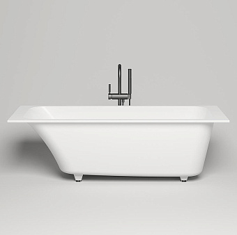 Ванна каменная SALINI ORLANDO 102021M S-Stone матовая 170х70см встраиваемая