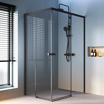 Угловое ограждение AM-PM X-Joy W94G-403-12090-BТ 190х118,4см стекло прозрачное