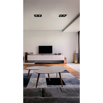 Светильник точечный встраиваемый Arte Lamp TARF A2168PL-2BK 50Вт GU10