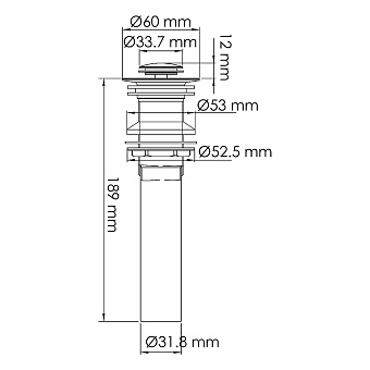Донный клапан WASSERKRAFT A251