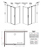 Душевая дверь RADAWAY Espera 380545-01R 200х54,5см стекло прозрачное
