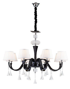 Люстра подвесная Lucia Tucci PELLE NERRE 120.8 480Вт 8 лампочек E14