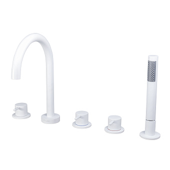 Смеситель для ванны Maxonor SUPERIOR PL1287-8 белый