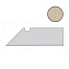 Плинтус Atlas Concord Италия Marvel ASNF Beige Battiscopa Sag.Dx 30х7,2см 0,259кв.м.
