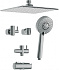 Душевая система CERSANIT NENO 63477 хром