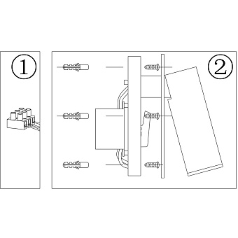 Бра Maytoni Mirax C040WL-L3B3K 3Вт LED