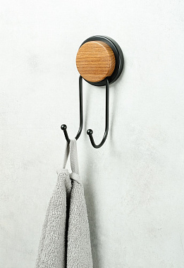 Крючок FIXSEN Magic Wood FX-46005A чёрный матовый