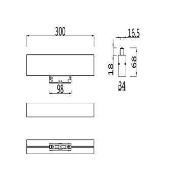 Магнитный трековый светильник Maytoni Basis TR012-2-12W4K-B 12Вт LED чёрный
