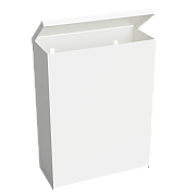 Мусорное ведро BEMETA HOTEL EQUIPMENT 101915054 белый 6л без механизма