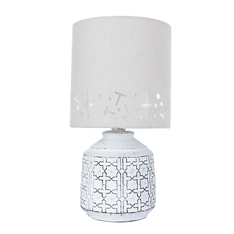 Настольная лампа Arte Lamp BUNDA A4007LT-1WH 40Вт E14