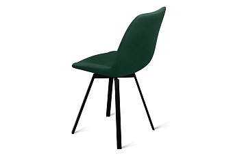Кухонный стул поворотный AERO 45х52х87см велюр/сталь Dark Green