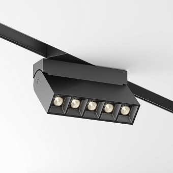 Магнитный трековый светильник Maytoni Points Rot TR077-2-10W3K-B 10Вт LED чёрный