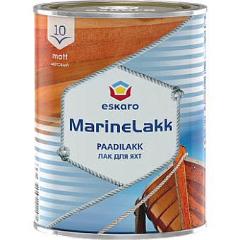 Лак для дерева алкидный Eskaro Marine Lakk 10 0,95л