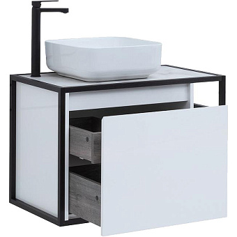 Тумба под раковину подвесная AQUANET Nova Lite Loft 261650 44х75х51,8см