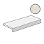 Плитка для ступеней Atlas Concord Италия Raw A2BK White Elemento L Grip 15х75см 0,113кв.м. неполированная