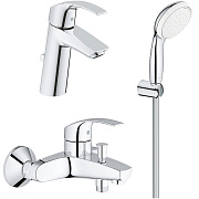 Набор смесителей GROHE Eurosmart 124470 хром