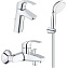 Набор смесителей GROHE Eurosmart 124470 хром