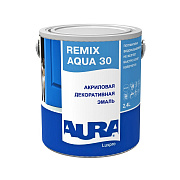 Эмаль универсальная акриловая Aura(Eskaro) Luxpro Remix Aqua Белый 2,4л