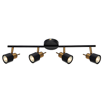 Спот Arte Lamp ALMACH A1906PL-4BK 50Вт 4 лампы GU10