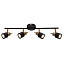 Спот Arte Lamp ALMACH A1906PL-4BK 50Вт 4 лампы GU10