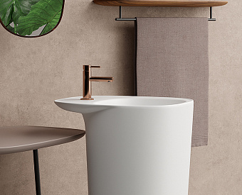 Смеситель для раковины VITRA Origin A4255526 медь