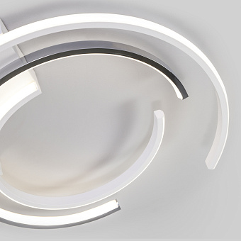 Светильник потолочный Eurosvet Gross 90248/3 белый/ хром 75Вт LED