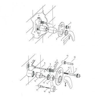 Смеситель для ванны Paini F1 F1CR691 хром