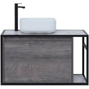 Тумба под раковину подвесная AQUANET Nova Lite Loft 261656 44х90х51,8см