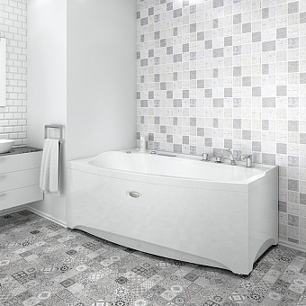 Ванна акриловая RADOMIR Орегона 1-01-0-1-1-172 170х100см пристенная