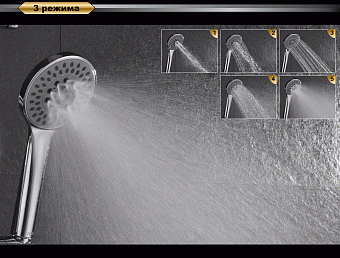 Душевая система D&K Venice.Rialto DA1063701B14 хром