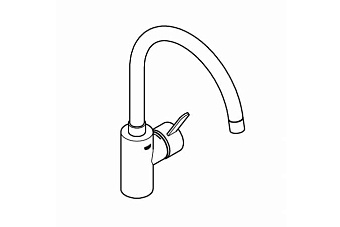Смеситель для кухни GROHE Eurosmart Cosmopolitan 32843002 высокий излив хром