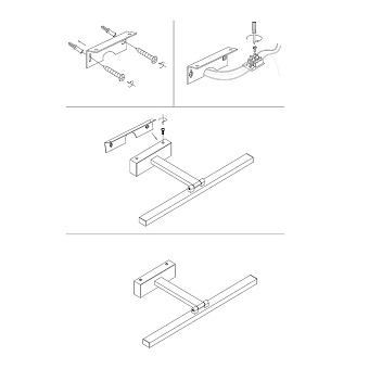 Подсветка для зеркал Maytoni Bris MIR008WL-L12B4K 12Вт LED