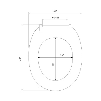 Сиденье для унитаза IDDIS ID 01 046.1 bel без микролифта