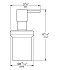 Дозатор GROHE Essentials 40394AL1 Тёмный графит