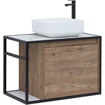 Тумба под раковину подвесная AQUANET Nova Lite Loft 261657 44х75х51,8см