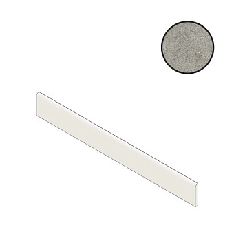 Бордюр Atlas Concord Италия Boost Stone A7NI Grey Battiscopa 7,2х60см 0,432кв.м.