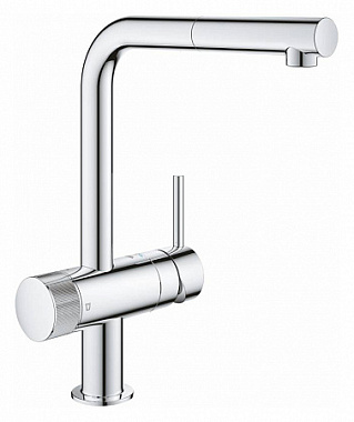 Смеситель для кухни GROHE Blue Pure Minta 31721000 высокий излив хром
