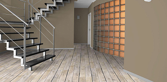 Пробковый пол CORKSTYLE WOOD-LOCK 915х305х10мм Planke Planke 1,68кв.м