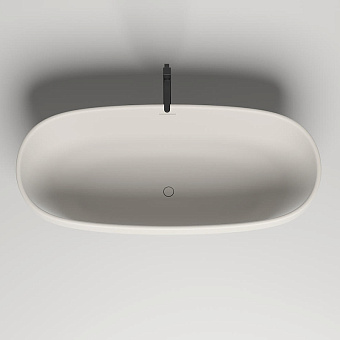 Ванна каменная SALINI GRECA 103121MRF S-Stone матовая 180х80см отдельностоящая