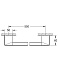 Поручень для ванной GROHE Selection Cube 40807000 6см хром