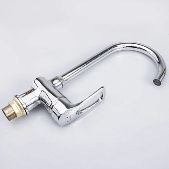 Смеситель для кухни Maxonor MN4066 поворотный излив хром