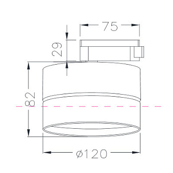 Трековый светильник Maytoni ONDA TR007-1-18W3K-W 18Вт LED белый для однофазного трека
