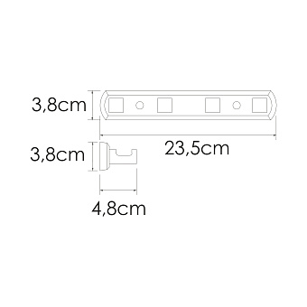 Крючок WASSERKRAFT Rhin K-8774 хром