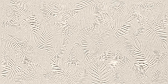 Настенная плитка Atlas Concord Италия 3D Wall A579 Carve Leaf Ivory 40х80см 1,28кв.м. матовая