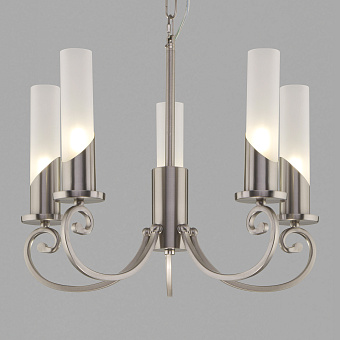 Люстра подвесная Eurosvet Banci 60117/5 никель 60Вт 5 лампочек E14